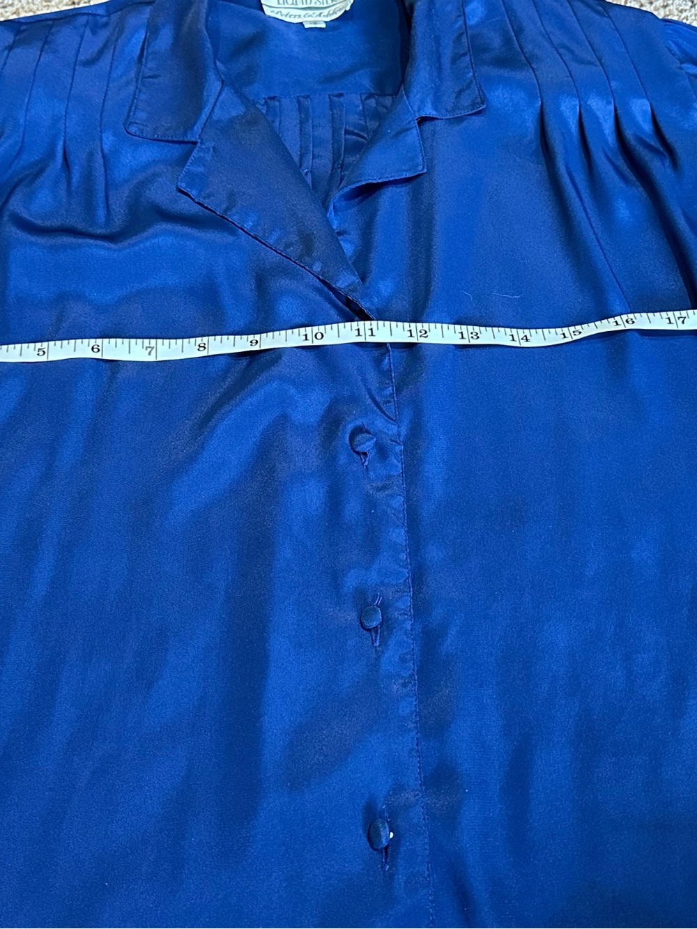 Vintage 1980’s Liquid Silk Peter’s & Ashley blouse - Picture 5 of 9